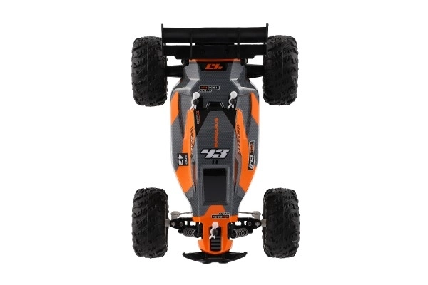Buggy RC Auto vitesse 2,4GHz en plastique 25cm sur piles dans une boîte 31x14x18cm – Orange