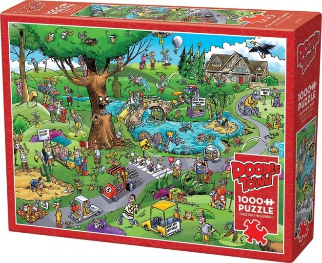 Puzzle DoodleTown : Golf typique 1000 pièces