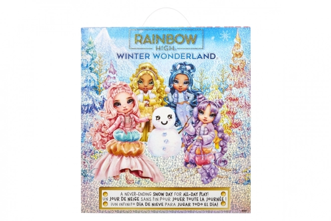 Poupée de mode Rainbow High Hiver - Skyler (Bleu)