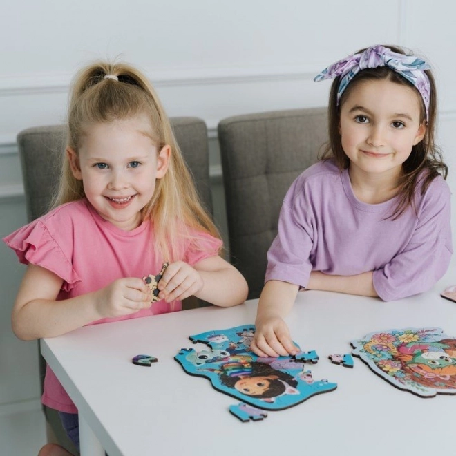 Puzzle en bois Gabynin Maison Magique 50 Pièces