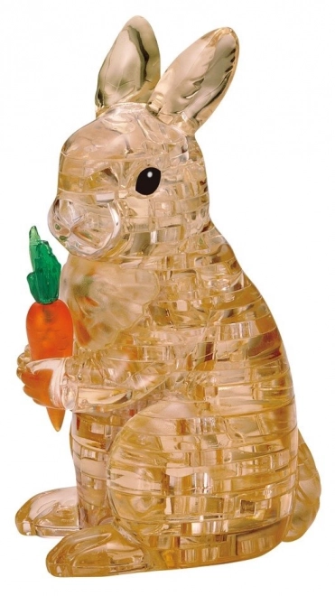 HCM KINZEL Puzzle 3D Cristal Lapin 41 pièces