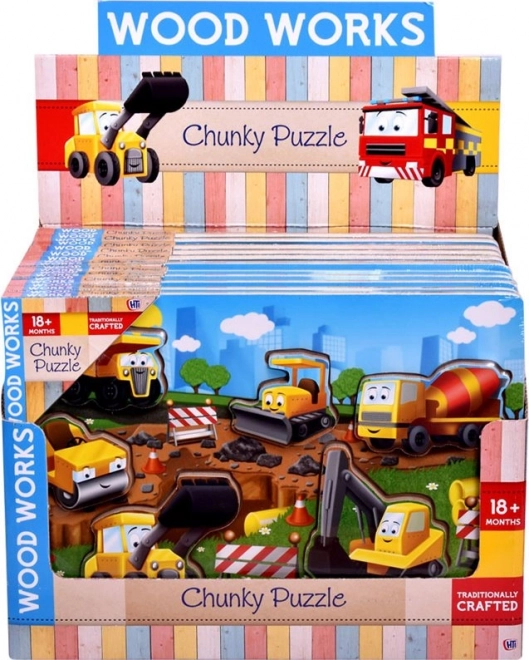 Puzzle en bois Moyens de transport