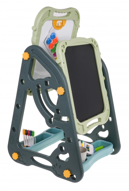 Tableau multifonctionnel pour enfants 3+ avec tableau magnétique et petite chaise