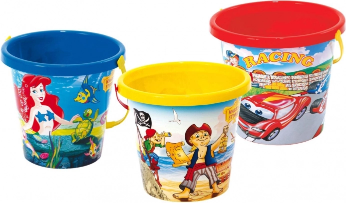 Seau en plastique pour sable 21 × 18 cm pour enfants