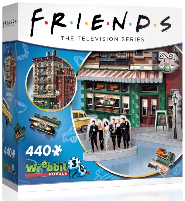 Puzzle 3D WREBBIT Friends : Central Perk 440 pièces