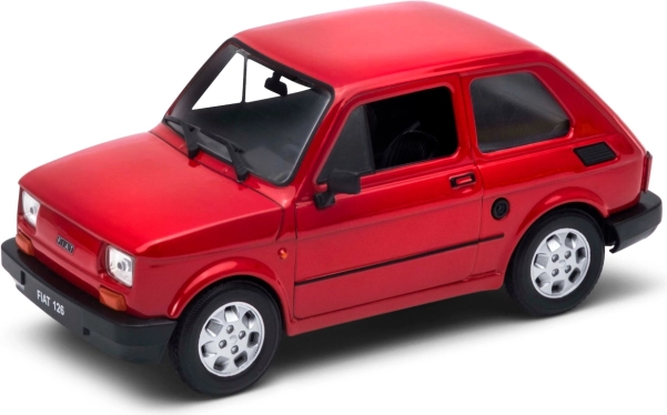 Modèle métallique WELLY Fiat 126p Maluch 1:24 avec portes ouvrantes