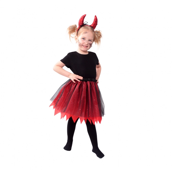 Costume pour enfant diablesse tutu jupe avec serre-tête
