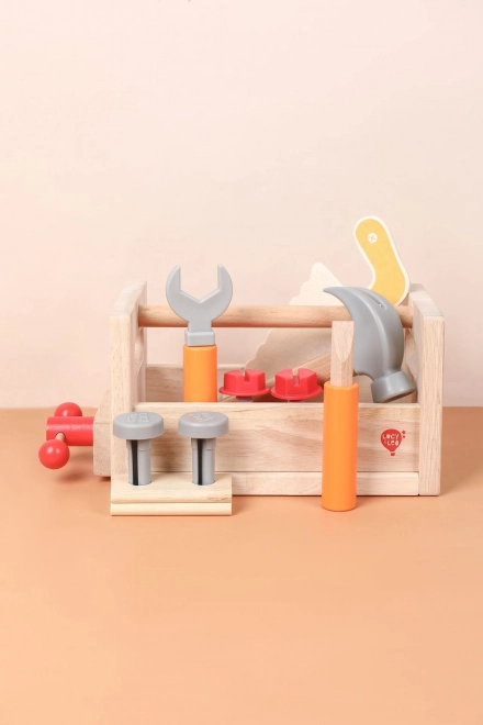 Lucy & Leo Grand charpentier - ensemble en bois d'outils avec établi