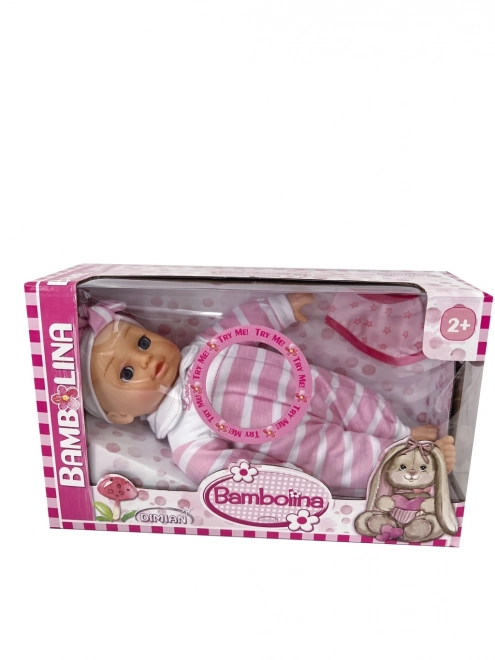 Poupée interactive Bambolina Bébé 34 cm