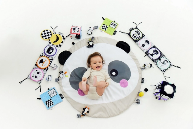 Tapis de jeu contrasté Smyslová - panda