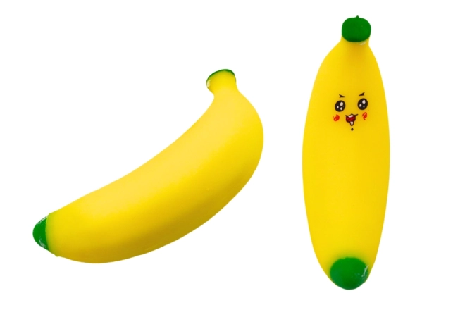 Élastique étirable banane jaune