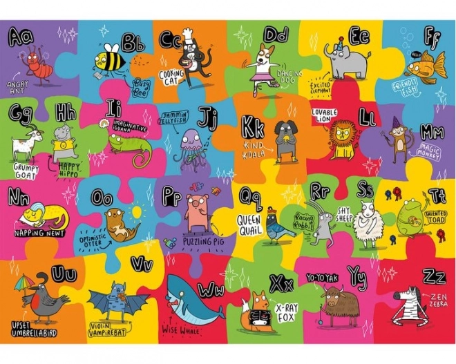 Gibsons grands puzzles de sol alphabet original pour enfants
