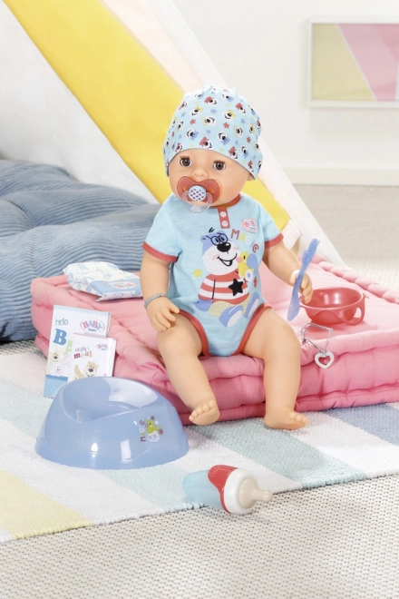 BABY born avec sucette magique, garçon, 43 cm