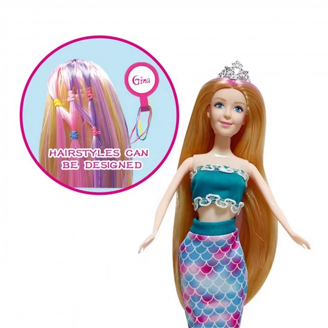 WOOPIE Ensemble de 4 Princesses Magiques - Coffret de Poupées 4 en 1 avec Accessoires