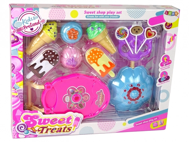 Stand pour enfants avec jouets - chariot à glace