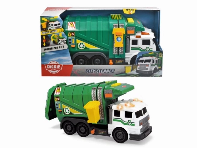Camion poubelle avec son et lumière