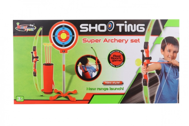 Ensemble de tir pour enfants avec cible