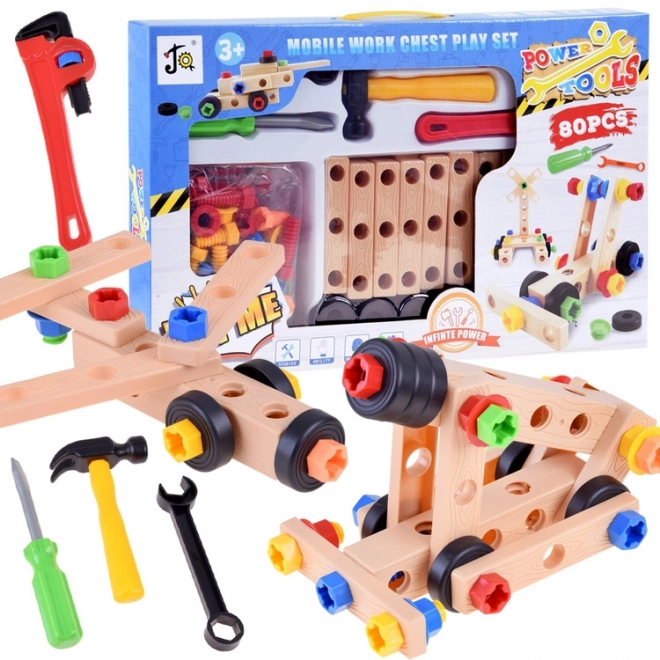 BLOCS DE CONSTRUCTION Créatifs Ensemble de 80 Pièces ZA3110