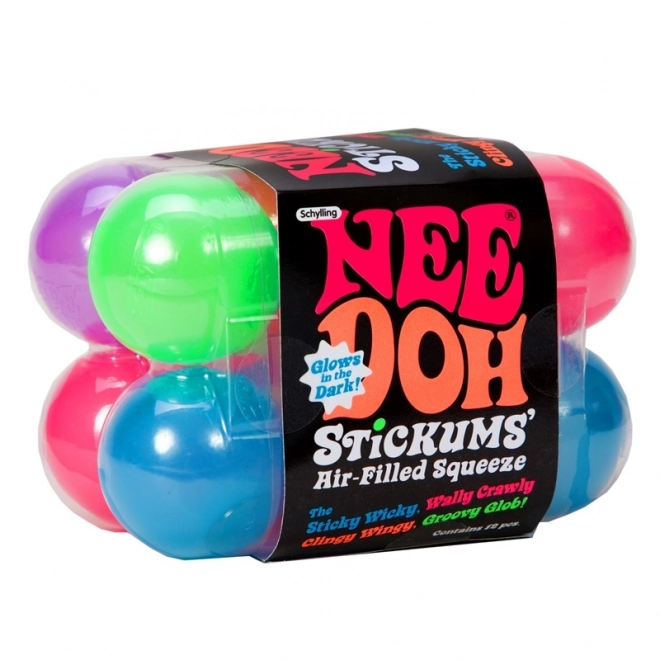 Schylling NeeDoh Boules lumineuses 12 pcs
