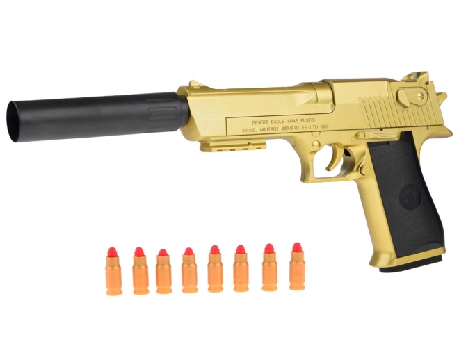 Pistolet pour enfants avec munitions en mousse et silencieux