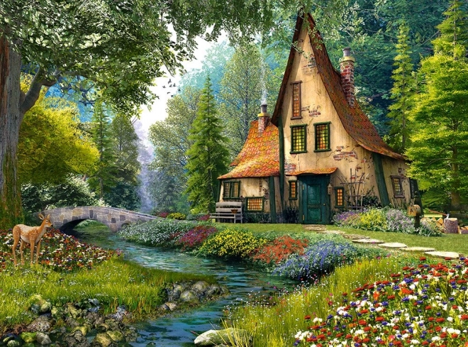 Puzzle 2000 pièces Toadstool Cottage
