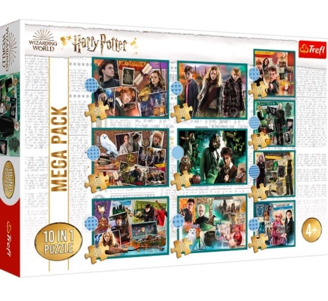 Puzzle Harry Potter - Dans le monde d'Harry Potter 10 en 1