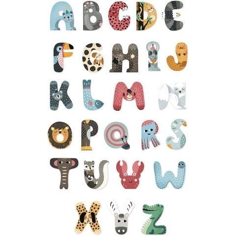 Vilac Lettres d'animaux 1 pièce lettre J