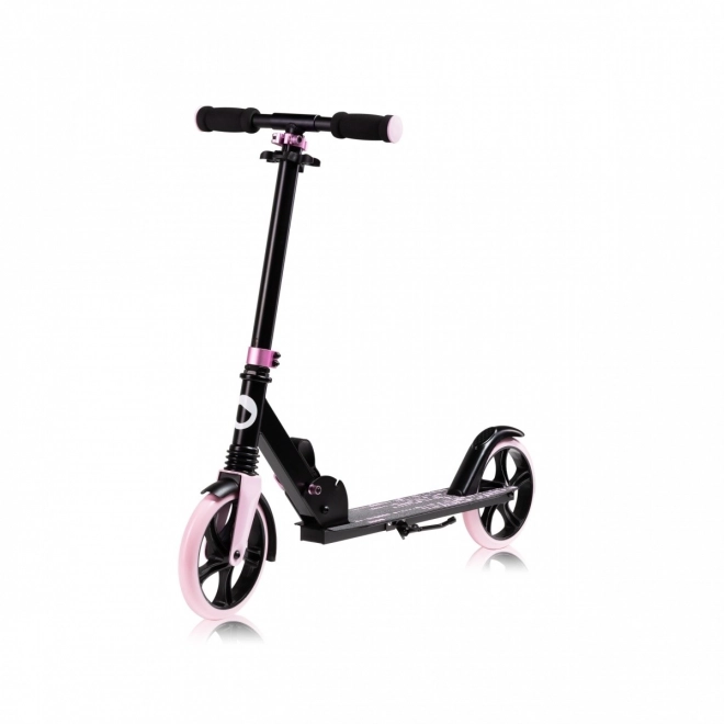 Trottinette pliable Lionelo Luca noire avec accents roses