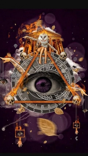 Peinture diamant Œil Clairvoyant 30x40 cm
