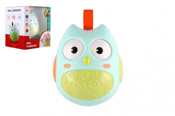 Roly Poly chouette plastique 11cm avec son dans une boîte 14x16x12cm 6m+