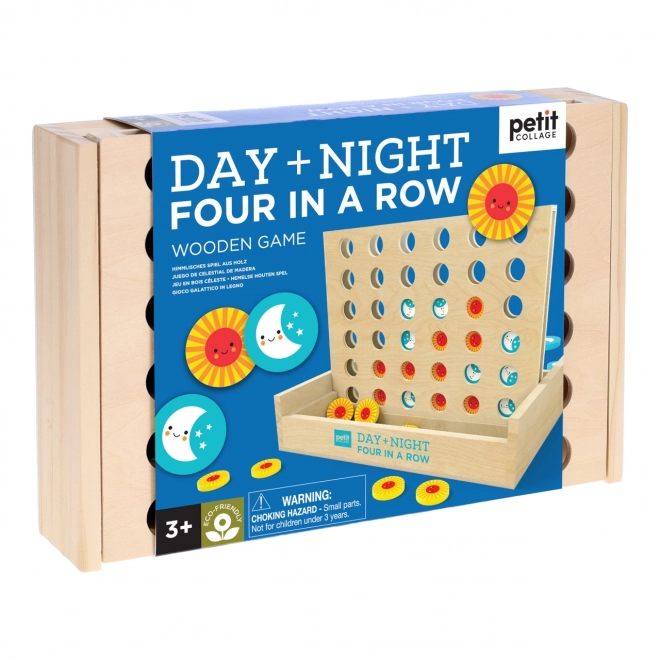 Jeu en bois Quatre à la suite jour et nuit