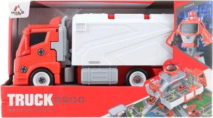 Camion à visser 2-en-1 – caserne de pompiers ou robot