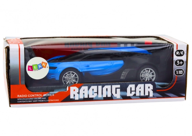 Voiture de course télécommandée 1:22 bleue