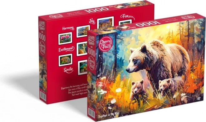 Puzzle Ensemble dans la nature 1000 pièces