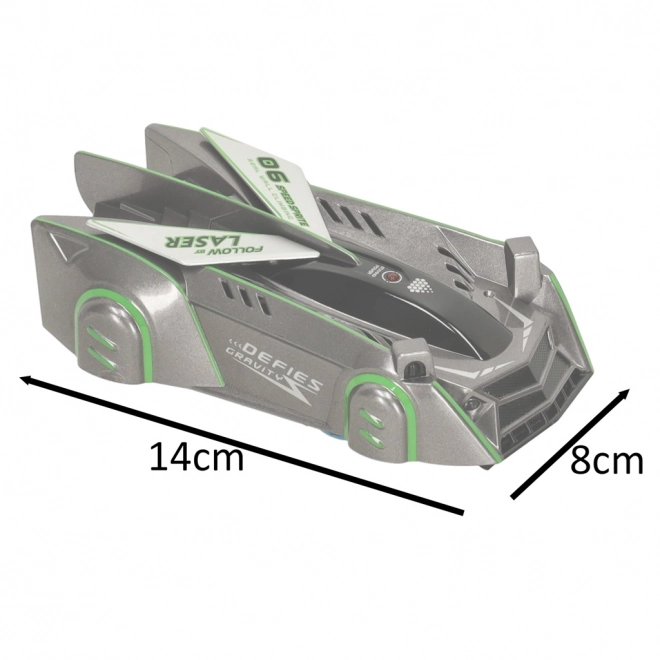 Voiture laser télécommandée grise