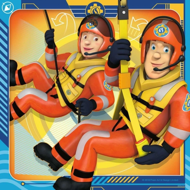 Puzzle Ravensburger Sam le Pompier à la rescousse 3x49 pièces