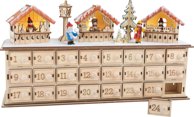 small foot calendrier de l’Avent en bois marchés de Noël