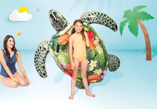 Matelas gonflable tortue caouanne avec poignées - 191 cm