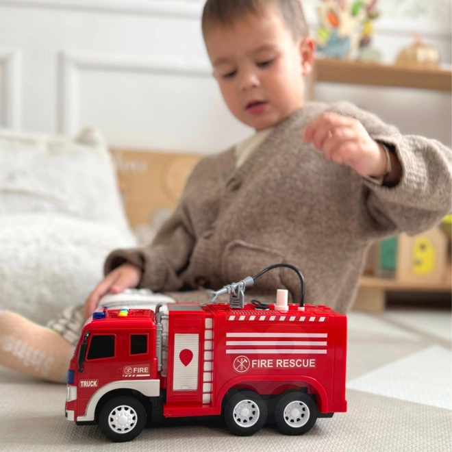 camion de pompier RC télécommandé woopie avec fonction d'aspersion d'eau