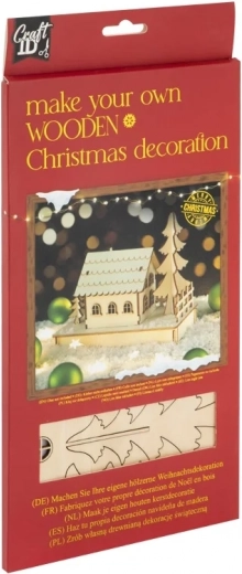 Puzzle 3D en bois – maisonnette