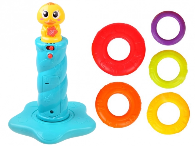 Pyramide canard jouet interactif