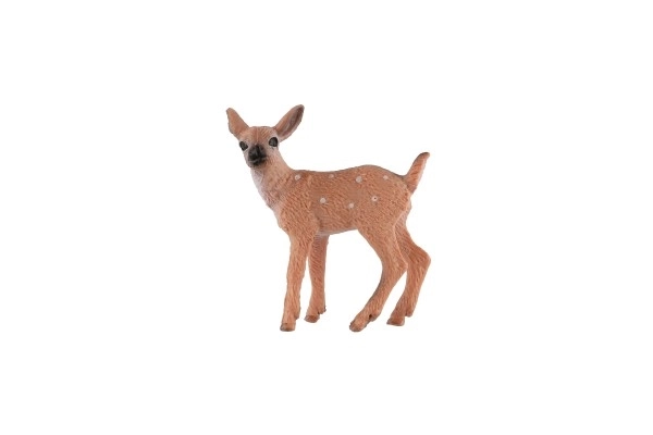 Biche européenne en plastique Zooted 4cm en sachet