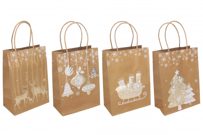 Sac cadeau M 21x27x11 cm NOËL