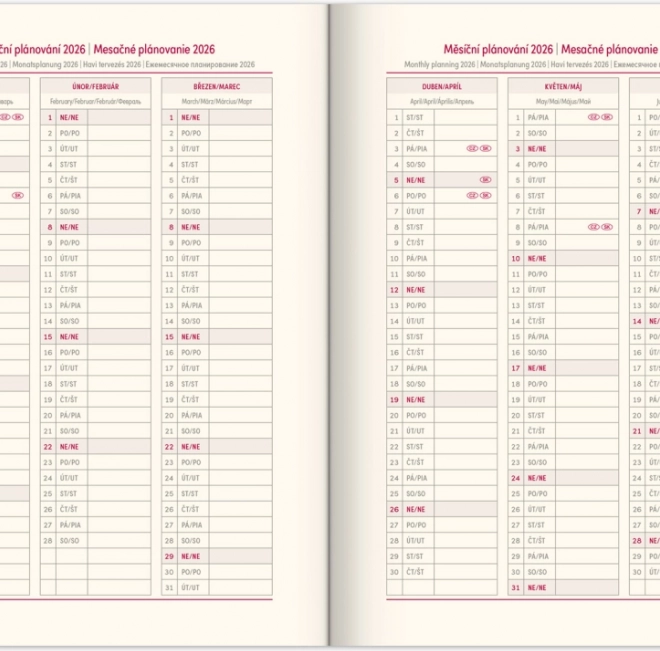 Agenda quotidien Panama 2026 vert