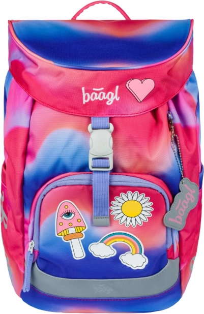 Sac à dos scolaire Airy Arc-en-ciel BAAGL rouge