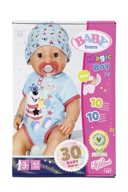 BABY born avec sucette magique, garçon, 43 cm