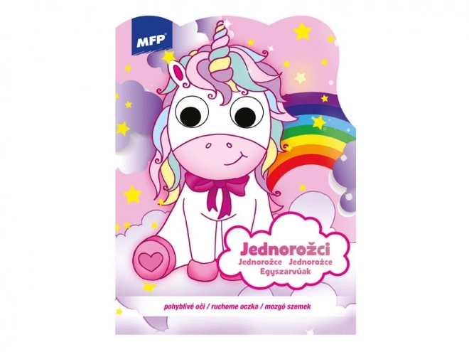Livre de coloriage MFP A4 yeux mobiles Licornes 210x270mm/16