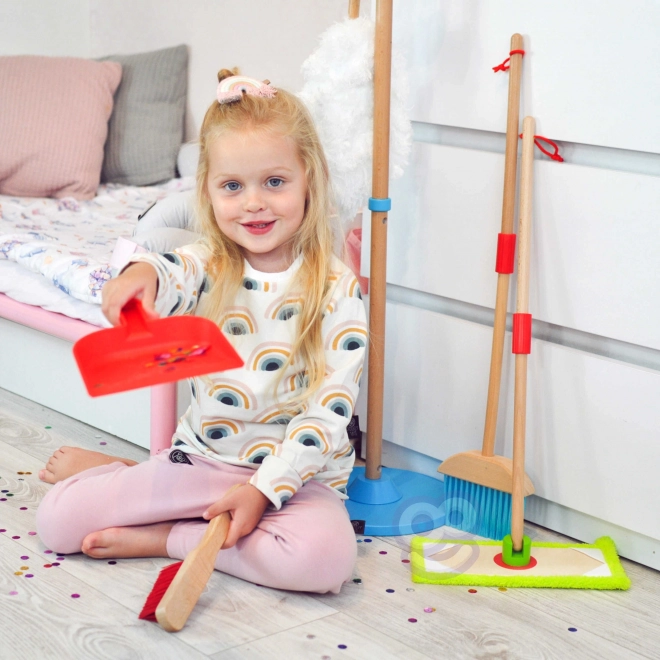 Ensemble de nettoyage en bois pour enfants Tooky Toy