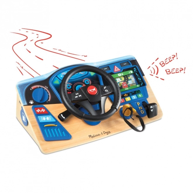 Tableau de bord interactif Volant Vroom et Zoom