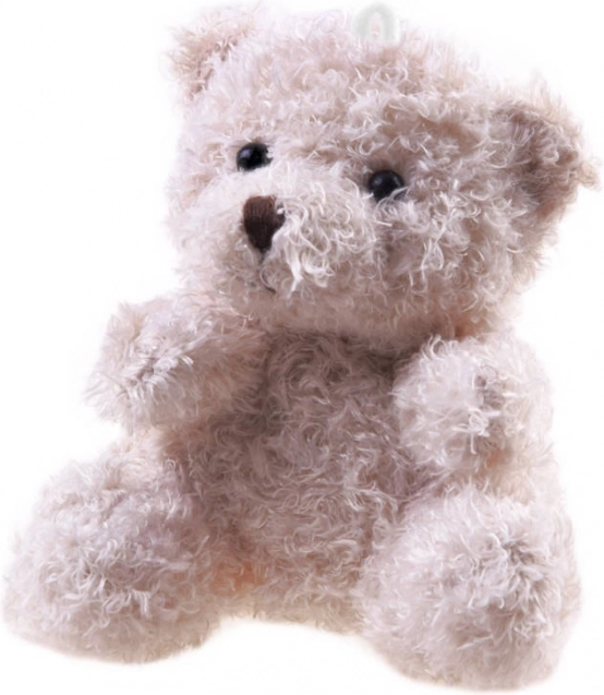 porte-clés et accessoire de sac ourson en peluche 10 cm – Beige